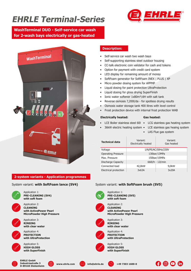 EHRLE WashTerminal